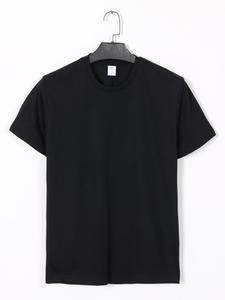 230 Gsm Round Neck T-shirt <strong>Printed</strong> Logo Short Sleeved Customization <strong>100</strong>% Cotton Men T-shirts - Product Image 5