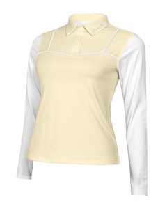 Handee Women's Navy Blue Short Sleeve Cotton <b>Polo</b> <b>Shirt</b> Solid Color Casual Style Breathable Woven Fabric Regular Fit - Product Image 2
