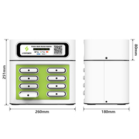 Station de location de batteries externes pour téléphones portables Litapower OEM à 8 emplacements, avec charge rapide 36W, borne de recharge