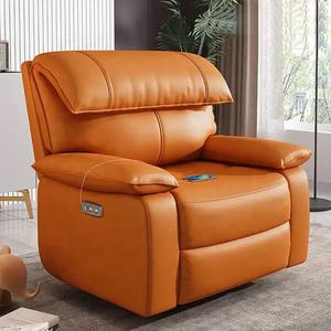 Reposabrazos moderno 2024, silla de descanso, silla elevadora VIP de cuero, silla individual de lujo para cine - Product Image 5