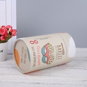 Envase de Tubo de Papel de Grado Alimenticio, Lata de Papel Compuesto Ecológica y Duradera para Envasado de Frutos Secos, Alimentos Secos y Bocadillos - Product Image 2