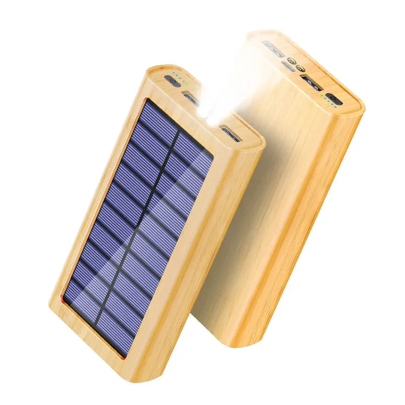 Chargeur solaire mobile 10000mah Grain power bank pour téléphones portables smartphones