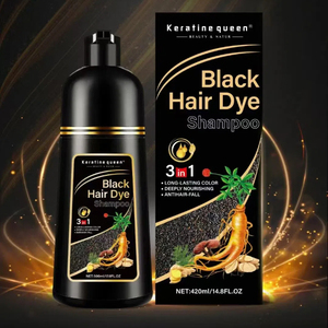 Tùy chỉnh Thuốc nhuộm tóc đen dầu gội 3 1 tác dụng nhanh Kem gừng chiết xuất thành phần tự nhiên nhà máy sản xuất thuốc nhuộm tóc chuyên gia - Product Image 2