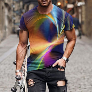 T-<span class=keywords><strong>shirt</strong></span> grafis 3D kustom pria pakaian jalanan Hiphop <span class=keywords><strong>Vintage</strong></span> kaus atasan ukuran besar Aactus Jack - Product Image 6