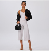 Ensemble de yoga pour femmes : Soutien-gorge de sport haute performance et legging taille haute – Tenue de sport performante pour femmes