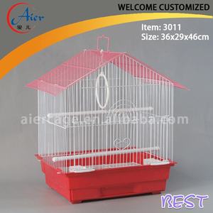 Kuş üreme kafesleri çin papağan boyutu plastik tepsiler antika küçük tel kafesleri kuşlar malzemeleri ekstra büyük kuş kafesi - Product Image 6