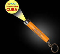Mini lampe torche LED avec logo publicitaire, projecteur, porte-clés, torche de projection