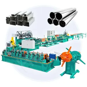 HNOC Erw Stainless Steel Tube Mill Polish Production Line Manufacturer Ss Square Pipe Roll Make Machine