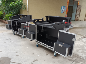 Factory Price Compact Hydraulic Flip Flight Road Console <strong>Mixer</strong> Case for <strong>Behringer</strong> X32 Wing Lightweight Made of Aluminum Plywood - Product Image 6