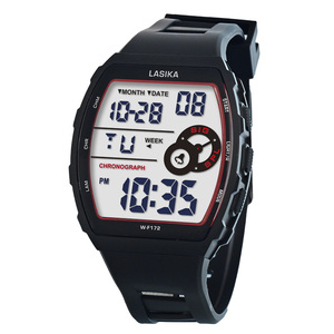 Reloj Digital LASIKA F172 <span class=keywords><strong>UFO</strong></span> con Pantalla Blanca, Retroiluminación EL, Correa de TPU Impermeable, Venta al Por Mayor de Fábrica - Product Image 2