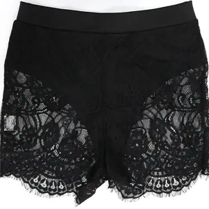 2024 Hot Sale Camisole Tank Top And High Waist Shorts Summer Women's Clothing Sexy Lace 2 Piece Shorts Set