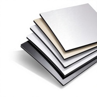 Panneau composite en aluminium en gros avec couleur et taille personnalisées pour la décoration de la construction