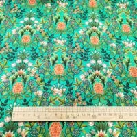 Robe confortable pour filles, respirante, légère, résistante au rétrécissement, tissée en popeline de coton imprimé à fleurs orange