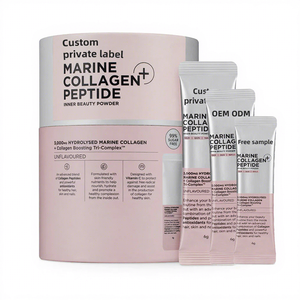 Polvo orgánico de colágeno, bebida para aclarar la piel, polvo de colágeno de pescado marino, <span class=keywords><strong>Beaty</strong></span> Japan Odm Pure Beauty, suplemento de colágeno para la piel - Product Image 1