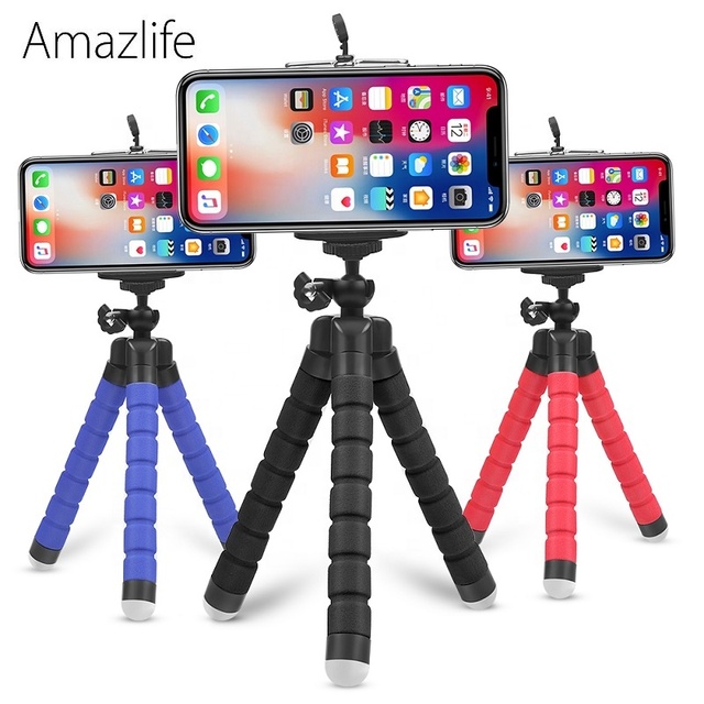 Mini Octopus Sponge Gorilla Cellphone Tripod Stand with Mobile Phone Holder