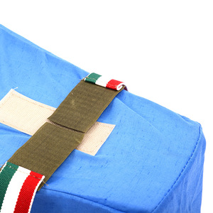 Sangles de contention des membres bleues et brunes pour patients alités, accessoires de fixation médicale, matériau éponge de haute qualité, manuel - Product Image 1
