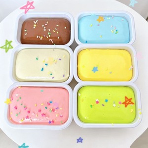 ของเล่นบีบไอศกรีมแบบใหม่ บีบแล้วคืนรูปช้าๆ ของเล่นนุ่มๆ บรรเทาความเครียด ของเล่นเสริมพัฒนาการประสาทสัมผัส ของเล่นบีบคลายเครียด รูปทรงไอศกรีม - Product Image 4