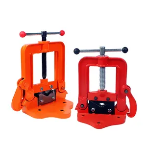 Factory Price 2"/3"/4" Heavy Duty Table Vise Ductile Casting Hand Tools Heavy Duty Pipe Holding Bench Vice Pipe Vise