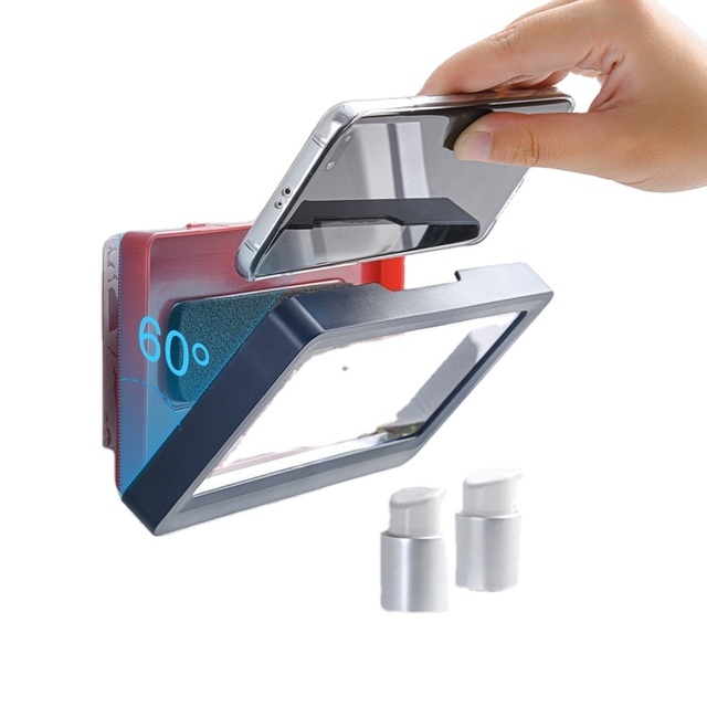 2025 Wall-Mounted Mobile Phone Holder Waterproof Case with Magnet Self-Adhesive Feature New Accessories for Shower