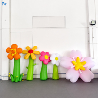 Décorations de fleurs gonflables personnalisées, différentes couleurs, tailles et formes, fleurs gonflables très vendues, fabricant direct