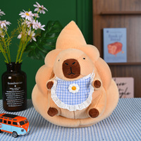Peluche Capybara transformable, Capybara emboîté, Capybara fleur de marguerite, Décoration de bureau apaisante, Vente en gros d'usine OEM