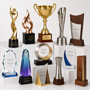 Trophée de luxe en alliage d'aluminium, coupe de récompense en métal, souvenir de reconnaissance pour les champions, pour événements sportifs, marathons, conventions d'entreprise - Product Image 5