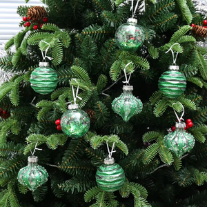 Bolas de Navidad Transparentes de PET de Alta Calidad, Mini, 8 cm, Ecológicas, Modernas, 3 Colores, Forma Personalizada, Decoración Colgante para Fiestas - Product Image 1