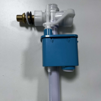Katup air permukaan katup pengisian sisi Syphon Toilet bahan ABS ramah lingkungan dapat diatur