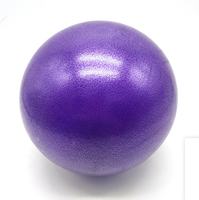 Ballon de yoga Pilates de 25 cm, mini ballon de yoga avec pompe