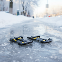 Crampons et pointes antidérapantes portables en caoutchouc de haute qualité pour la marche sur glace et l'escalade en toutes saisons (YTD)