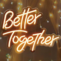 Haute Qualité Personnalisé RVB LED Enseigne Au Néon Étanche Lettres Acryliques Lumineuses pour Bar Décor Coloré Publicité Néons Signalisation