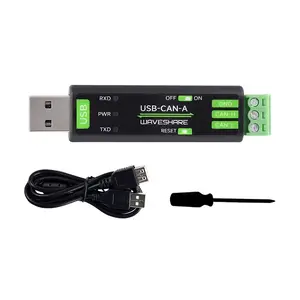 USB para CAN adaptador analisador modelo A, STM32 Chip Solution, vários modos de trabalho, baud rate personalizado Multi-sistema compatível