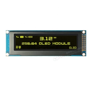 <span class=keywords><strong>3.12</strong></span> <span class=keywords><strong>inch</strong></span> 256x64 LCD màn hình hiển thị ssd1322 điều khiển trắng màu xanh màu vàng màu xanh lá cây phông chữ <span class=keywords><strong>OLED</strong></span> mô-đun - Product Image 1