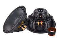 NR Haut-parleur passif AC 10 pouces en néodyme 8 ohms pour systèmes de subwoofer intérieurs/extérieurs, boîtier en aluminium, Line Array actif/passif