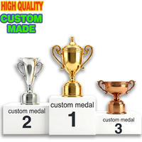 Trophée de Luxe en Métal 2026 – Médaille Personnalisée pour Tournoi Sportif, Cérémonie, Souvenir de Vainqueur, Cadeau d'Entreprise