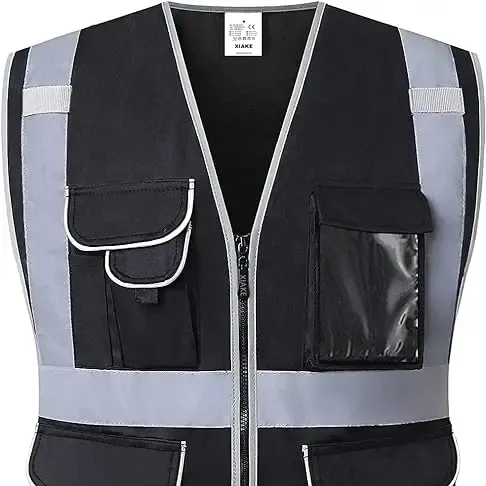 Junlong usine de gilet réfléchissant élégant normes ANSI/ISEA pour la vente en gros