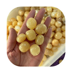 20-30mmクリスタルヒーリングストーン天然卸売イエロートパーズクリスタルタンブルストーン風水用 - Product Image 1