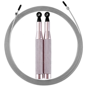 Cuerda de saltar de aluminio ajustable, <span class=keywords><strong>Ultra</strong></span> rápida, sin enredos, salto de velocidad de calidad premium para deportes y fitness, venta al por mayor - Product Image 1
