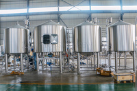 Peralatan Pembuatan Bir  Sistem Pabrik Bir Lengkap  Proyek Turnkey Pabrik Bir Mikro 500L 1000L 1500L 2000L 2500L