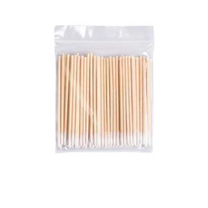 100 pièces/sac coton-tige en <span class=keywords><strong>bois</strong></span> jetable 7cm/10cm bâtons propres Micro-brosse <span class=keywords><strong>baguette</strong></span> de Mascara enlever la <span class=keywords><strong>colle</strong></span> tatouage maquillage <span class=keywords><strong>baguette</strong></span> de coton - Product Image 1