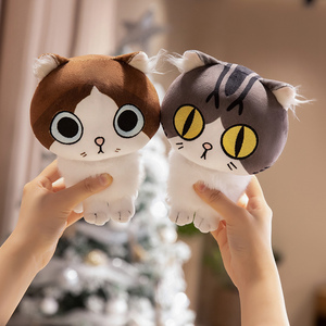 Nuovo arrivo peluche <span class=keywords><strong>grandi</strong></span> <span class=keywords><strong>occhi</strong></span> profumati gatto farcito decorazione per la casa regalo di Halloween morbido piccolo gatto bambola in piedi - Product Image 6