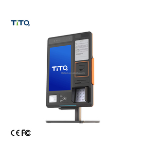 <strong>Android</strong> 11.6 Inch Touchscreen Desktop Self-Ordering <strong>Kiosk</strong> with WIFI 4G for Restaurant Self-Service - Product Image 1