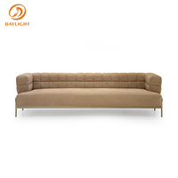 Neueste Designs moderne Sofas Luxus Wohnzimmer Leder einzelne braune Sofas Set Möbel nach Hause
