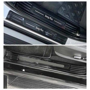 Per BYD Song Plus accessorio in fibra di carbonio in fibra di carbonio adesivi battitacco <span class=keywords><strong>esterno</strong></span> porta piastra di protezione soglia - Product Image 2