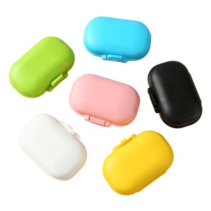 Bán Buôn <span class=keywords><strong>Mini</strong></span> Thời Gian Nhắc Nhở Thuốc Hộp Biểu Tượng Tùy Chỉnh Xách Tay Thuốc Trường Hợp 4-Ngăn Nhựa Y Tế Thuốc Hộp - Product Image 2