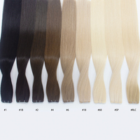Nouvelle tendance 2026, cheveux européens vierges 100% humains, double trame, nouvelle trame de peau nouée à la main, volume génial, extensions de cheveux micro-link