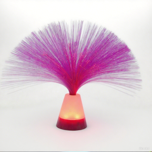 J & R Multicolor LED Fibra Óptica Flor Lámpara San Valentín Festival Atmósfera USB Batería Decoración - Product Image 5