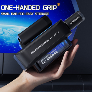 Electric Burst Folding Kleine Wasser pistole mit Flammen licht Leistungs starkes Langstrecken-Wassers prüh spielzeug Outdoor-Partys piel für Kinder - Product Image 6