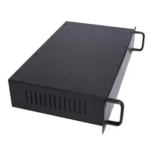 19 inch rack mount distribution box Customized 3.5u server rack mounting chassis enclosure OEM server aluminium enclosure