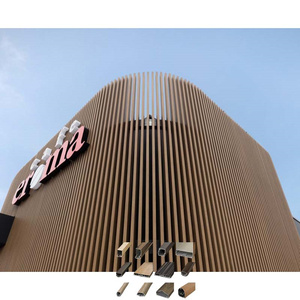 Panneaux muraux modernes en aluminium ondulé 3D rayés, épaisseur 1,5 mm, anti-corrosion, lavables, pour façades intérieures et extérieures de bâtiments commerciaux - Product Image 4